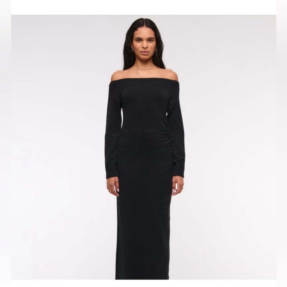 Abercrombie Off the Shoulder Sweater Maxi Dress